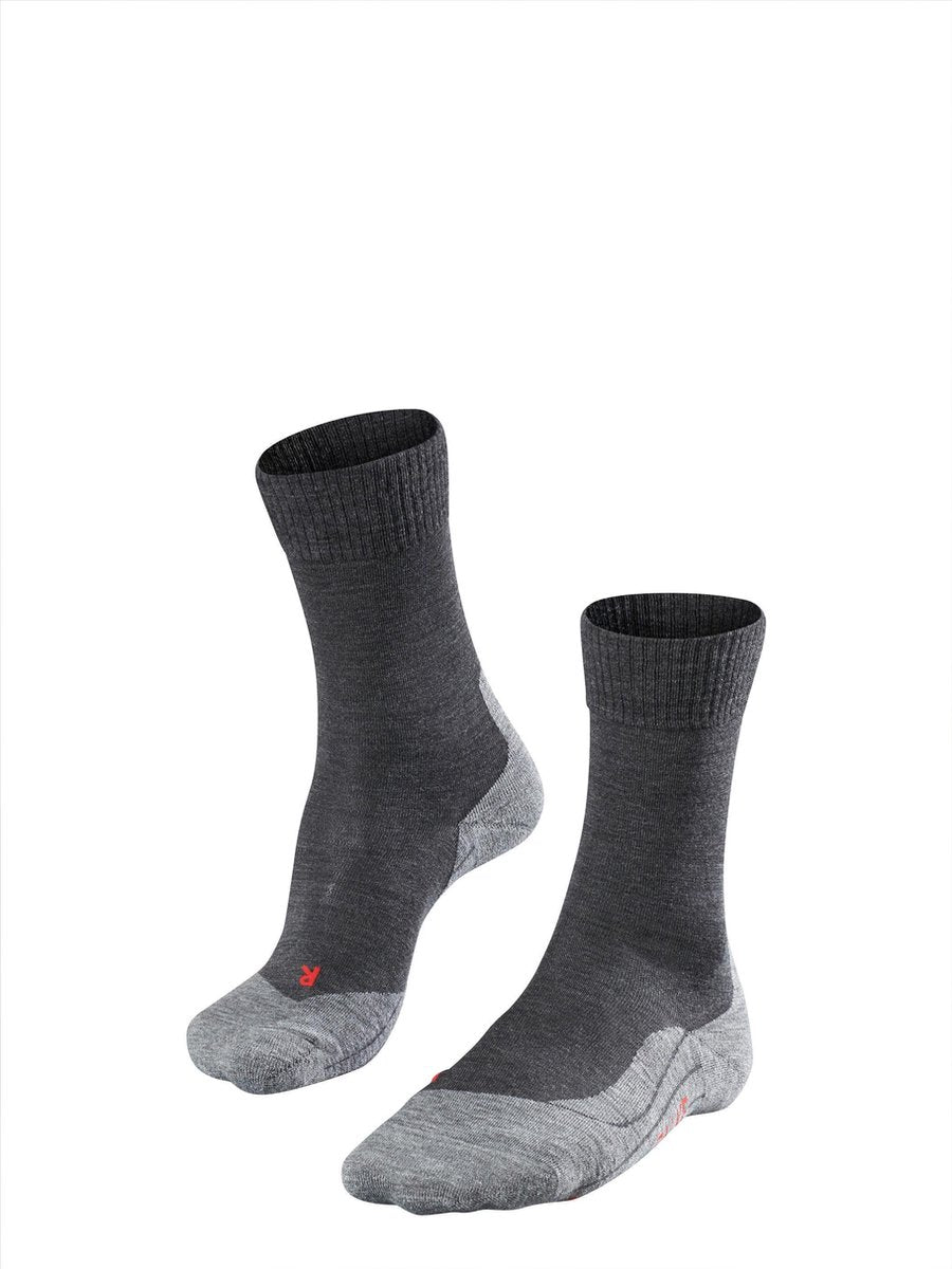 Falke tk5 anti-blister tyndt uld funktionsmateriale gåstrømper herre grå - str. 39-41