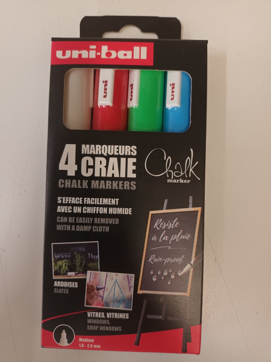 Uni-ball uni ball kridtmarkører