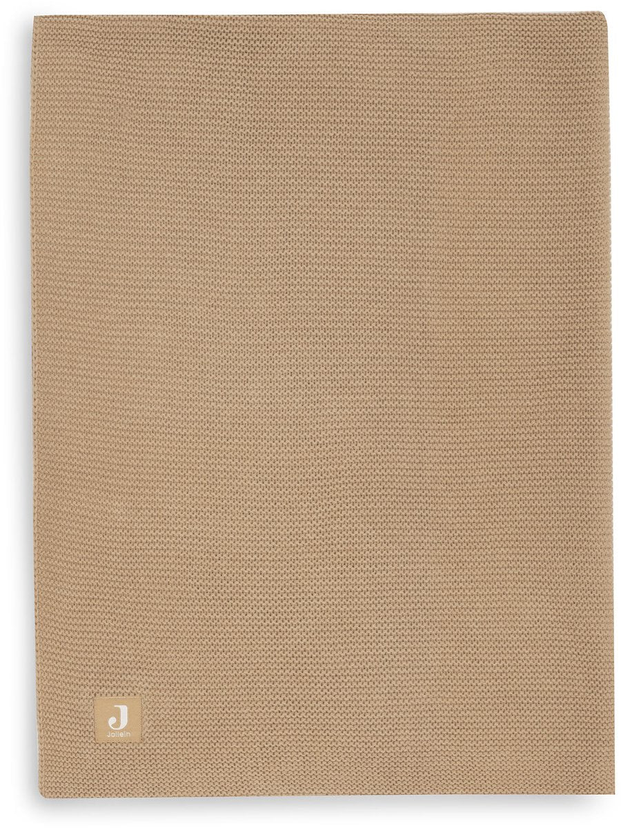 Jollein deken ledikant 100x150cm basic knit hazel
