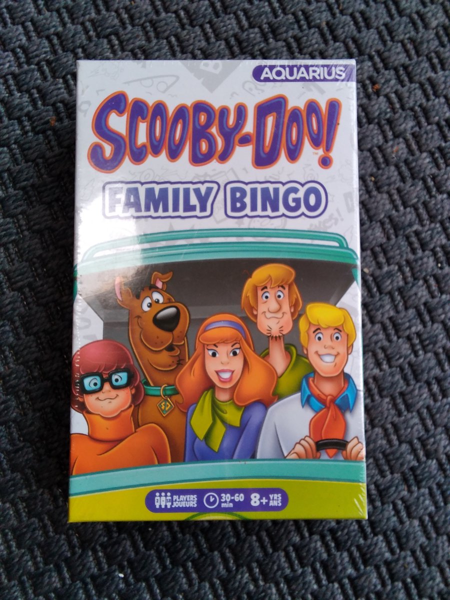 Aquarius scooby-doo brætspil familie bingo *engelsk version*