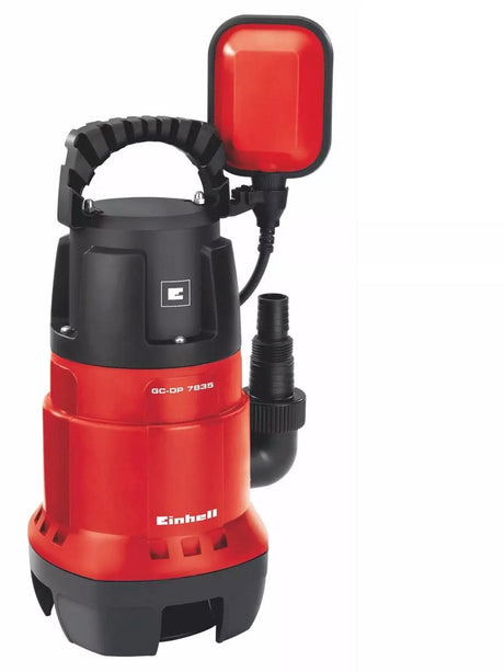 Einhell elektrisk snavsvandspumpe GC-DP 7835 - 780 W - 15700 L h - snavs op til ø35 mm - trinløst justerbar svømmerafbryder