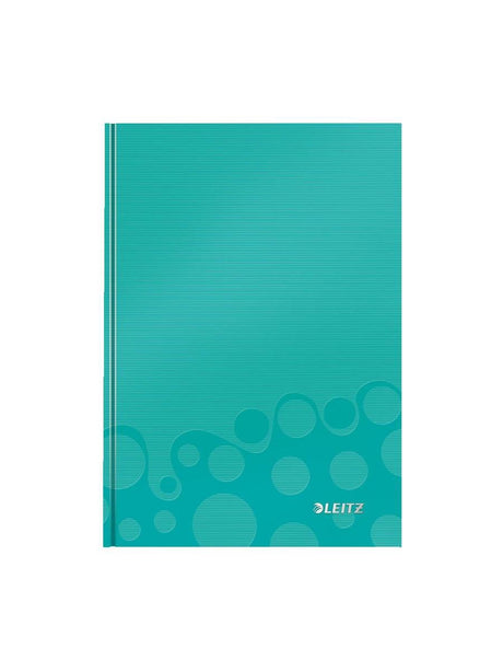 Leitz wow notesbog størrelse 148 x 21 cm (a5) ternet 5 mm isblå