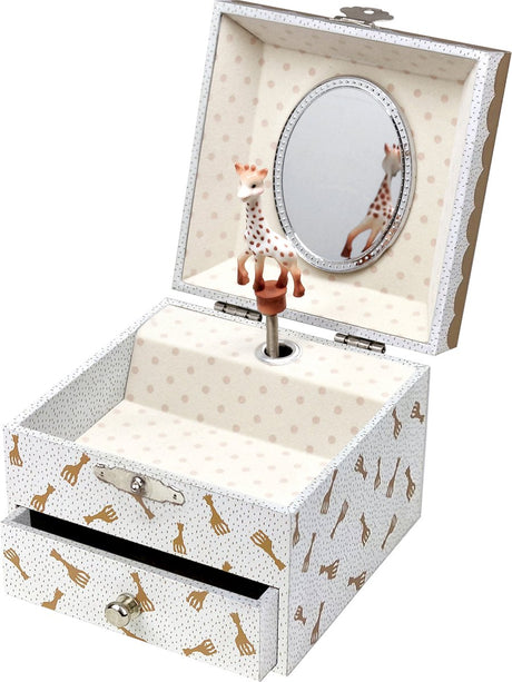 Sophie the giraffe spilledåse - baby spilledåse - barselsgave - baby shower gave - 10,5x10,5x8,5 cm