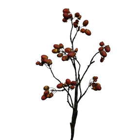 Roberts kollektion kunstgren med orange bær 90cm