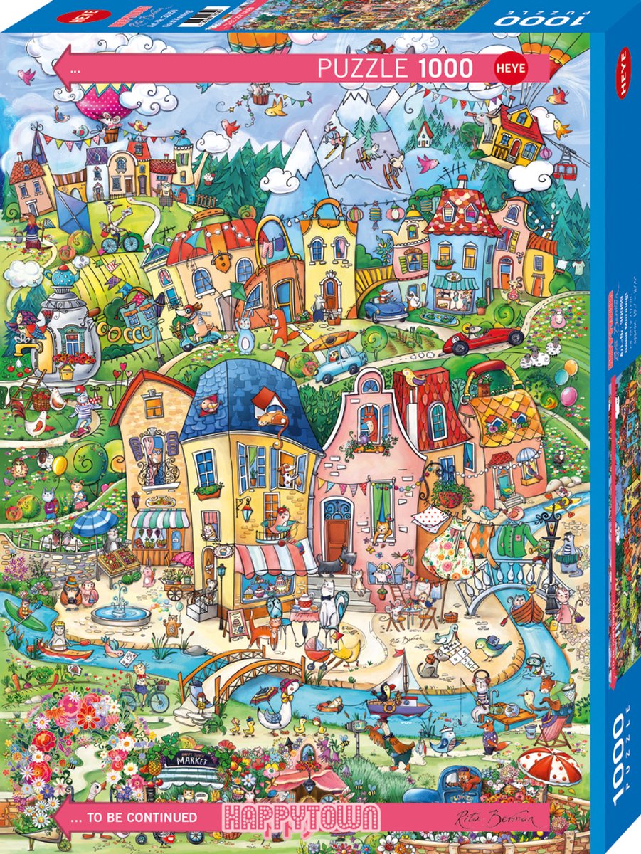 Heye puslespil godmorgen, happytown 1000 * leveringstid ukendt *.