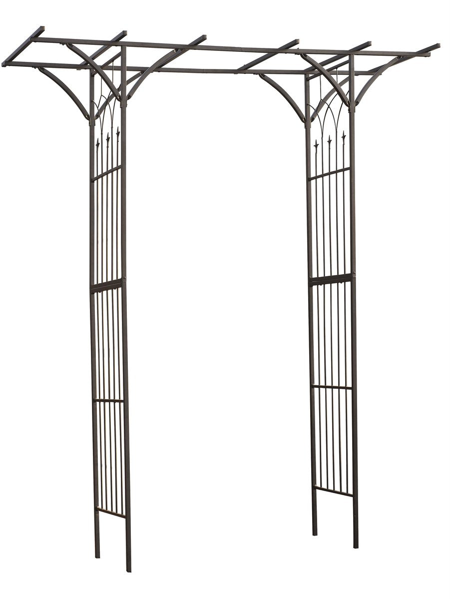 Natur - rosenbue - h232 x 114 x 66cm - sort - metal