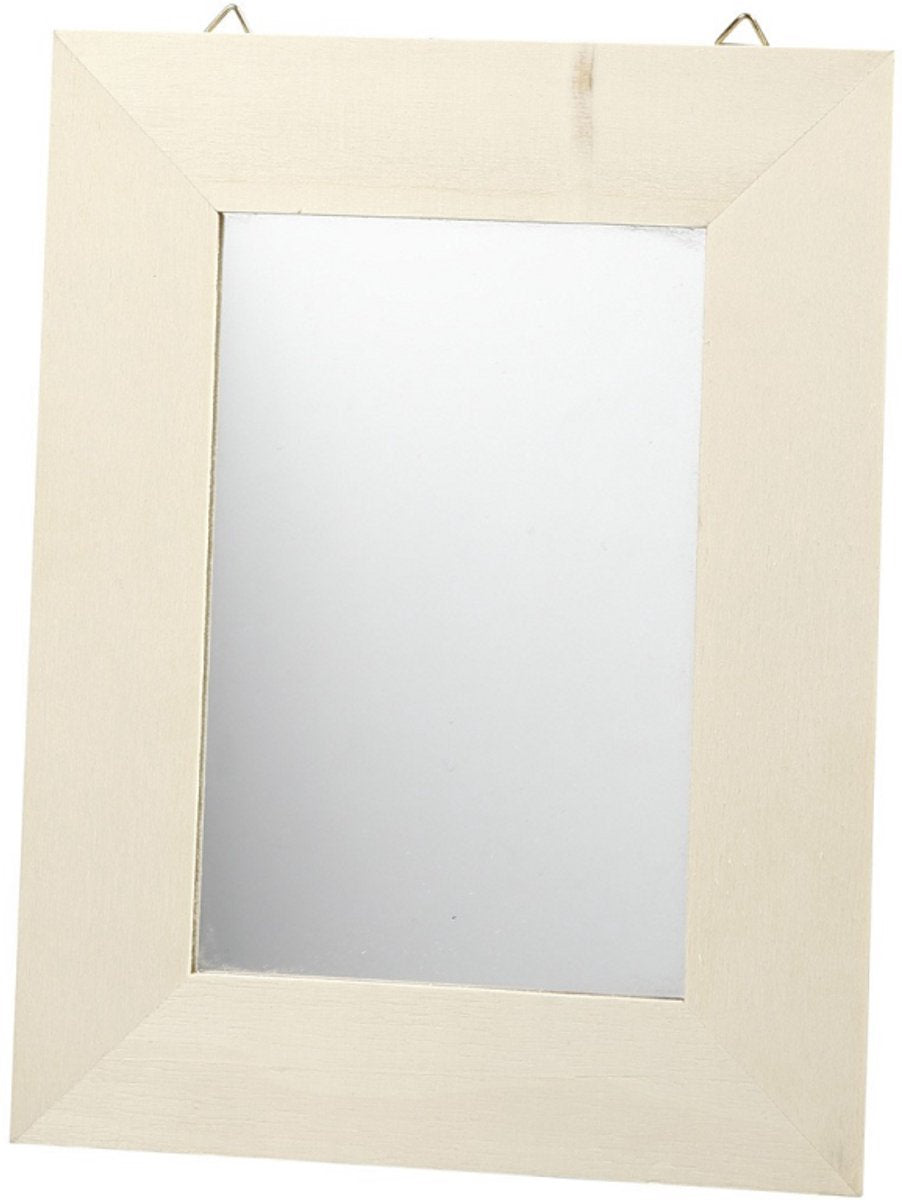 Creativ virksomhed https: www.cchobby.nl frame-with-mirror-size-20-8x15-9-cm-thickness-0-6-cm-1-piece