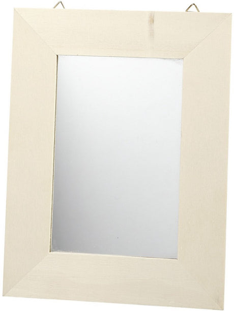Creativ virksomhed https: www.cchobby.nl frame-with-mirror-size-20-8x15-9-cm-thickness-0-6-cm-1-piece