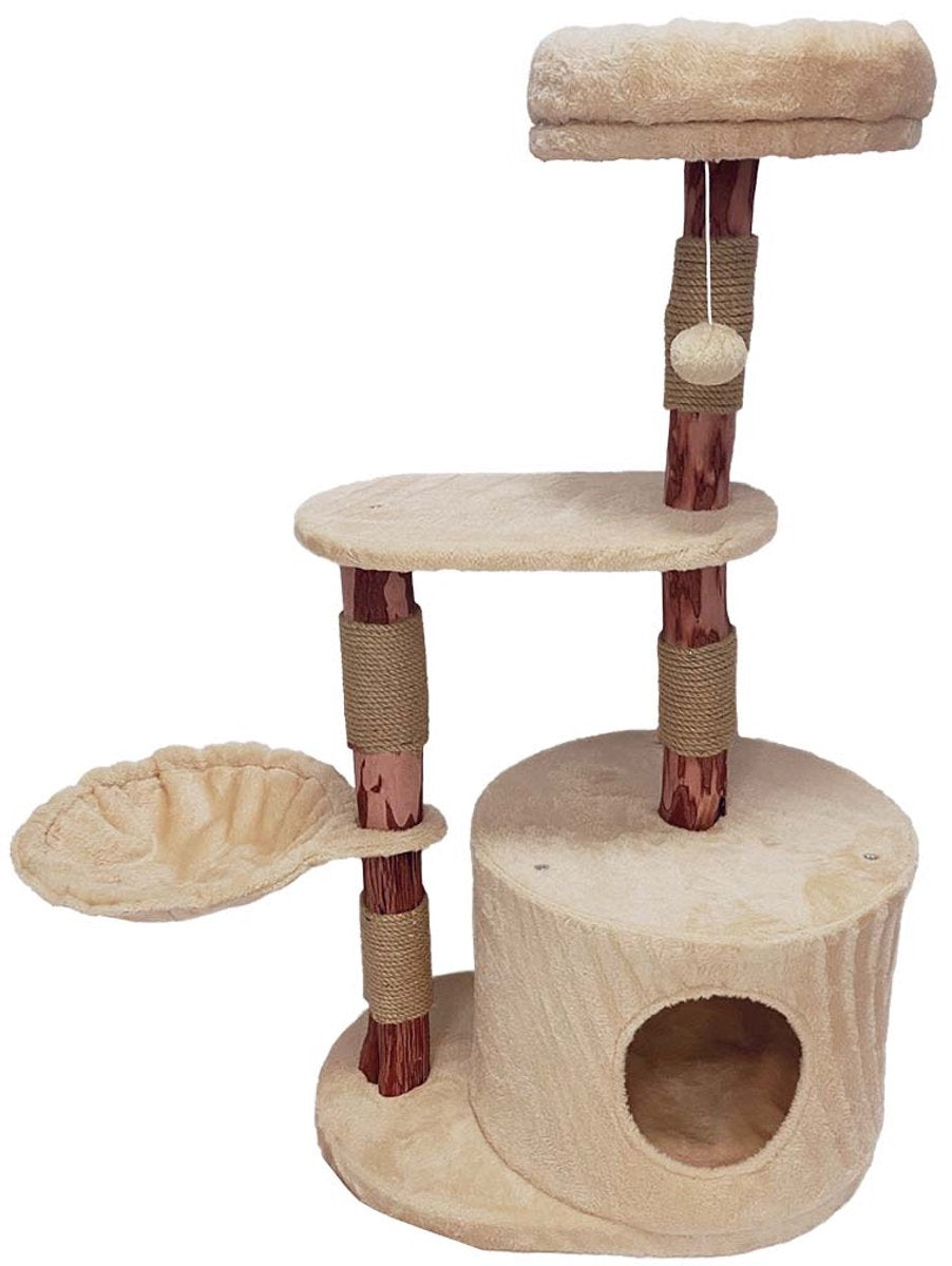 Duvo plus slap af! kradsestolpe nuno 60x40x100cm beige