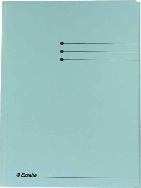 Esselte mapper 3 klapper a4 240x318mm blå