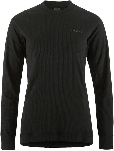 Craft core 2-pack baselayer tops w dames thermoshirt - black-rosebrown xl