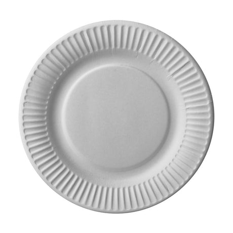 Papstar 50 plates cardboard ø18cm white