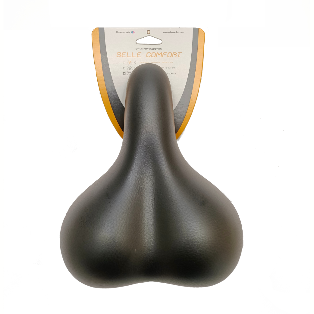 Selle Comfort Saddle City Black, uden støj.