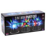Fest tid! party time mini disco sæt med 3