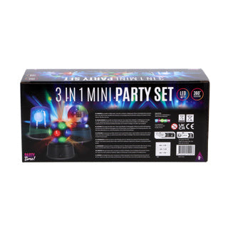 Fest tid! party time mini disco sæt med 3