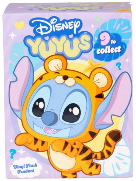 Simba legetøj plys - disney simba legetøj plys - krammelegetøj - disney yuyus stitch samlerfigur med nøglering 12 cm - blindkasse