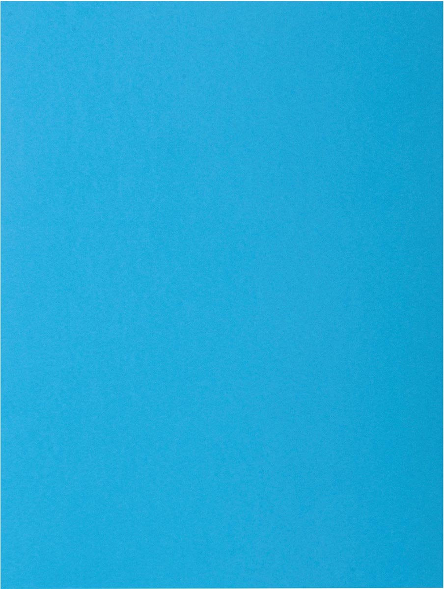 Exacompta rock''s 80 - pakke med 100 indstiksmapper 22x31cm til A4 - blå - 800019e