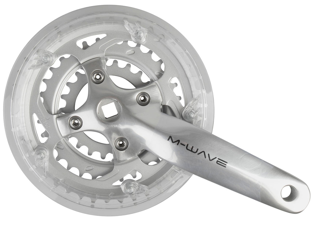 M-Wave Crankset 22 32 42T 170mm 7-8 Hastighed med kædekantsølv
