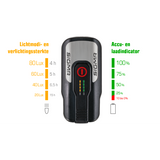 Forlygter Aura 80 Lux førte USB-genopladelig sort