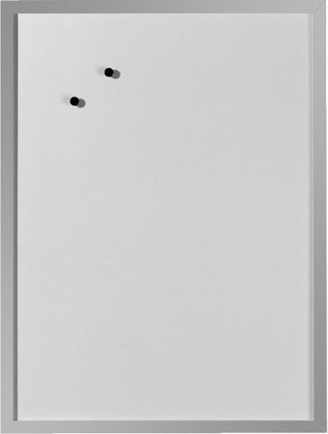 Herlitz magnetbord og whiteboard 40x60 holzr. sølv