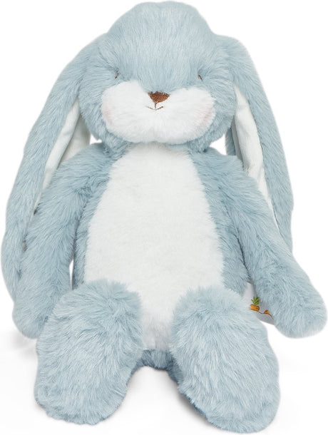 Bunnies by the bay floppy nibble kanin - tøjdyr - krammetøj til børn - broderede detaljer - 34 cm - storm blå