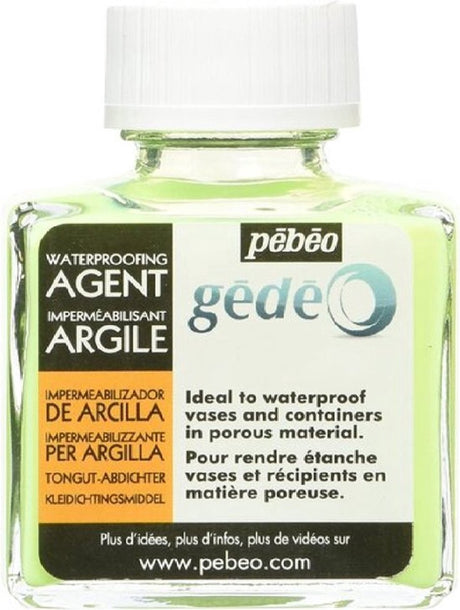 Pebeo waterproofing agent - transparant - waterdicht maken poreus materiaal - 75ml - - 1 stuk