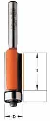 Cmt kantfræser+leje hw s=8 d=9,5x25
