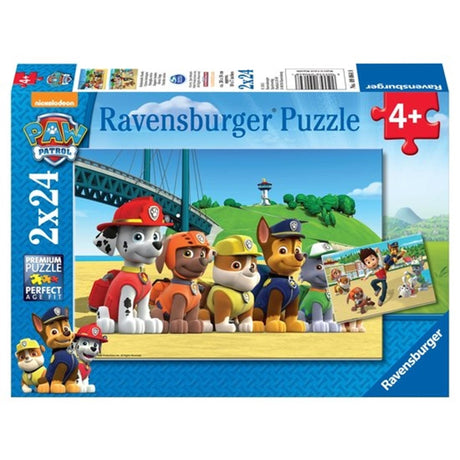 Ravensburger paw patrol modige hunde puslespil 2x24 brikker