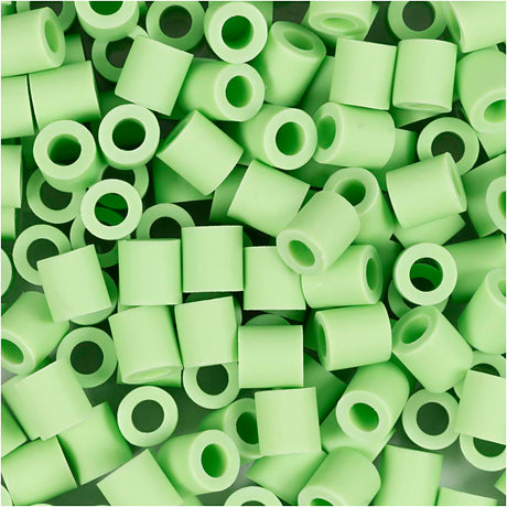 Creativ firma nabbi bioperler 5x5mm pastelgrøn - 1000 stk.