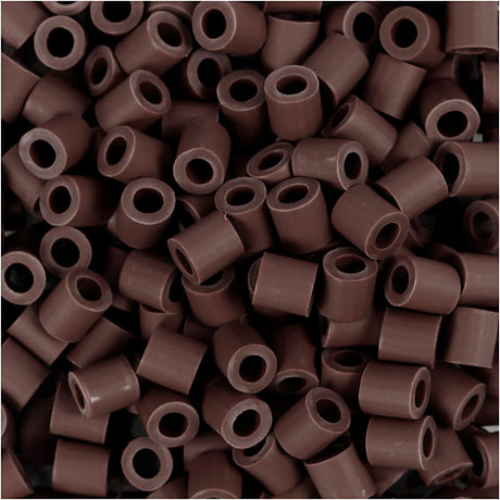 Creativ firma nabbi bioperler 5x5mm brune - 3000 stk.