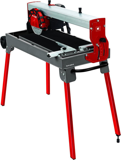 Einhell radial fliseskæremaskine te-tc 620 h - 900 w - bordmål 610x325 mm - turboskæreskive ø 200 mm - til storformatfliser