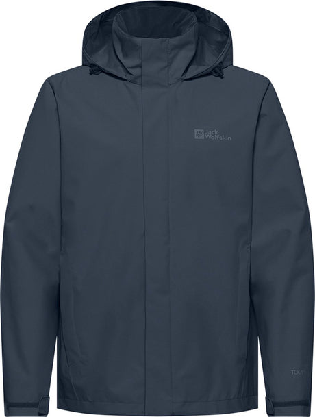 Jack wolfskin trailtime 2l jkt m herre udendørsjakke - midnatshimmel