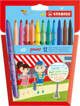 Stabilo power - tusch - sæt med 12 stk