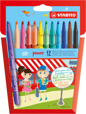 Stabilo power - tusch - sæt med 12 stk