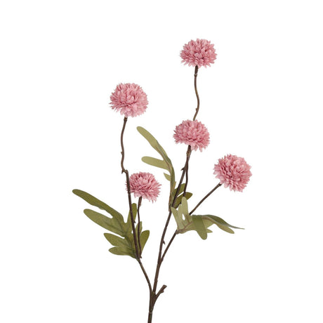 Roberts kollektion kunstig blomster pompon 52cm authum old pink