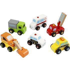 Vigatoys - minibiler - sæt - 6 stk