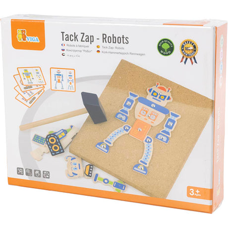 Vigatoys https: www.cchobby.nl viga-hammer mosaic-set-robot-size-23x18-cm-1-piece