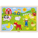 Https: www.cchobby.nl viga-træ-stiksav-puslespil-gård-dyr-størrelse-30x22-5-cm-24-dele-1-stykke