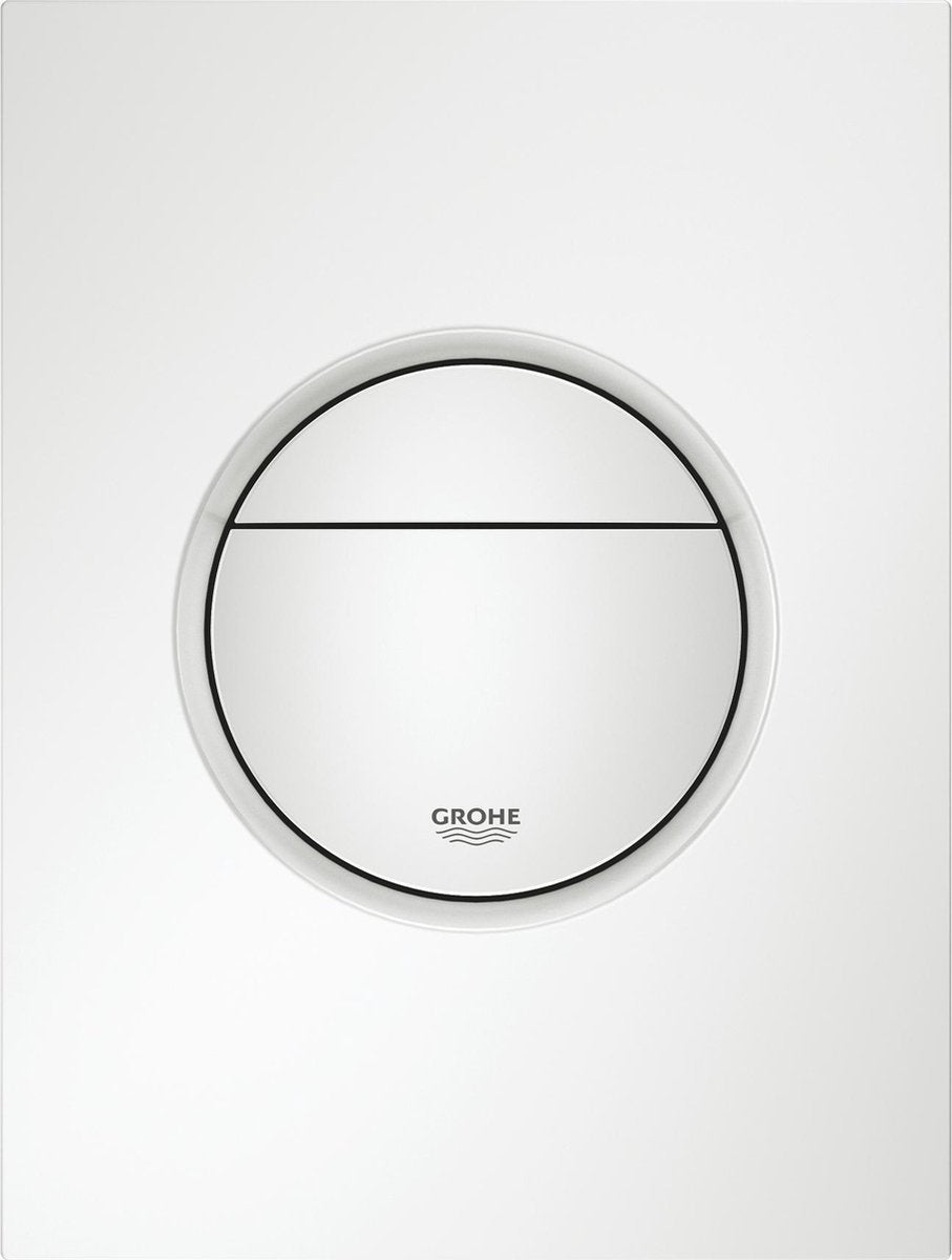 Grohe nova cosmopolitan s kontrolpanel toilet - dobbeltskyl - hvid
