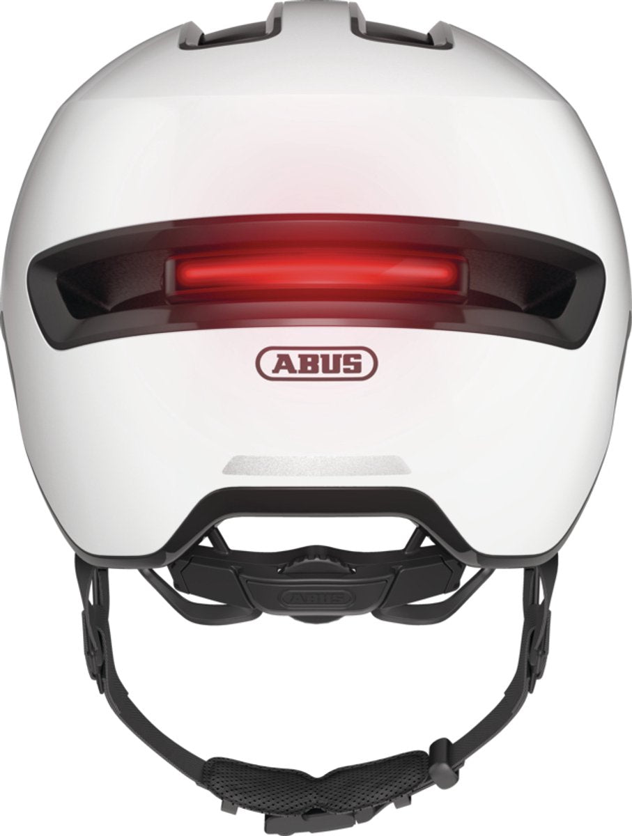 Abus hud-y - cykelhjelm skinnende hvide s (48 - 54 cm)