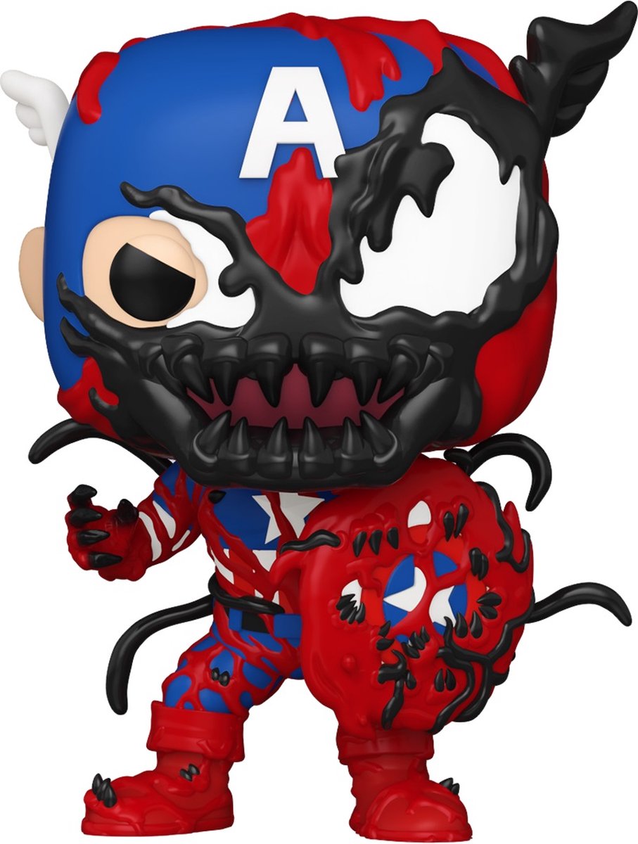 Funko marvel carnage captain america vinyl figur 1436 pop! flerfarvet