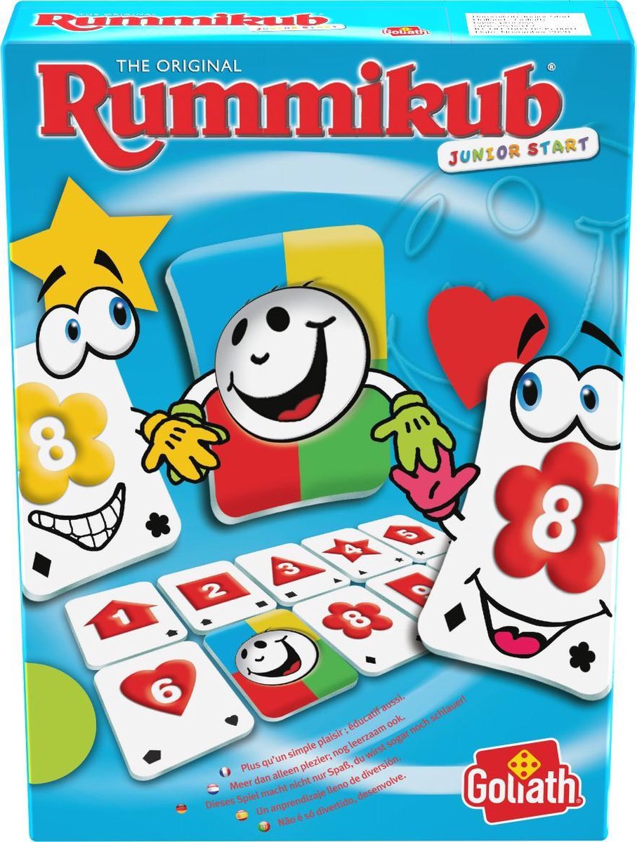 Goliath rummikub den originale juniorrejse - brætspil - børnespil