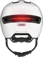 Abus cykelhjelm hud-y ace skinnende hvid l - 57-61 cm - hvid - velegnet til brug på elcykler - bycykler - 460 g
