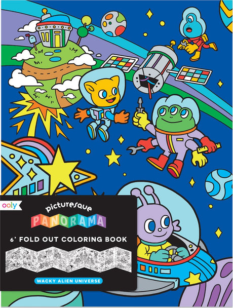 Ooly - malerisk panorama - skørt alien-univers - tegnebog