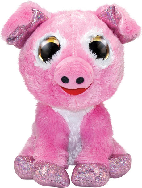 Lumo stjerner krammetøj - grisegris, 15 cm