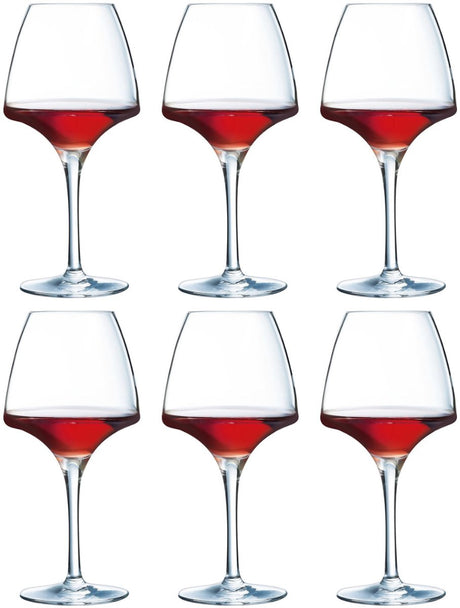 Kokkesommelier åbner vinglas prosmagning - rund - 32 cl - klar - sæt-6