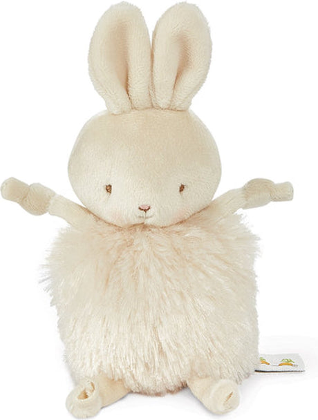 Bunnies by the bay roly poly kæletøj - tøjdyr - broderede detaljer - kanin - 13 cm - beige