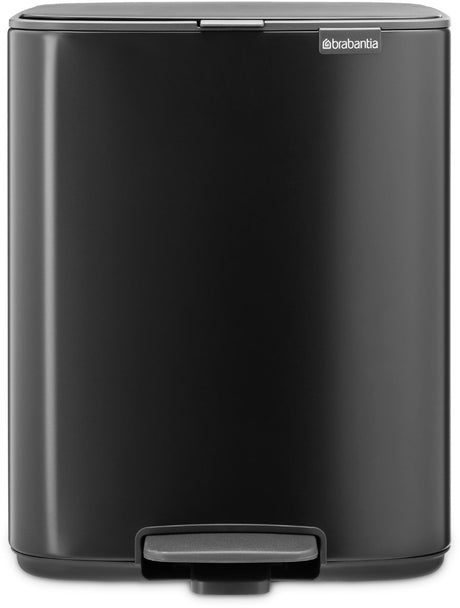 Brabantia bo pedalspand - 12 liter - mat sort