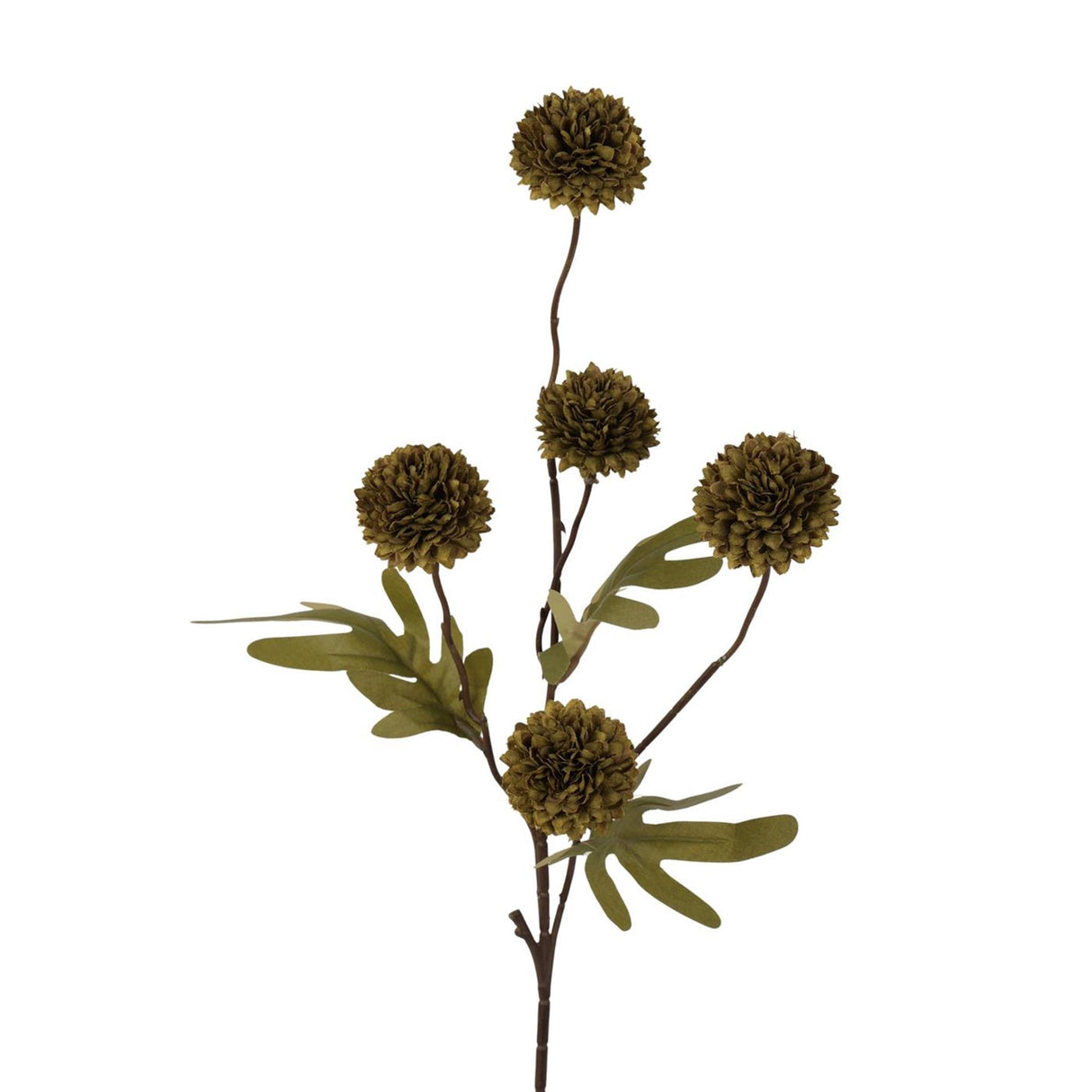 Roberts kollektion pompon gren 52cm mørkegrøn