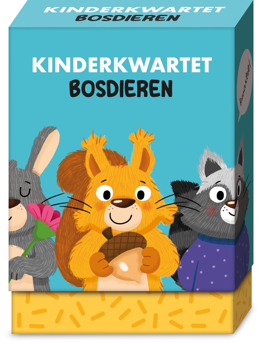 Billedbøger spil - kvartet spil - skovdyr